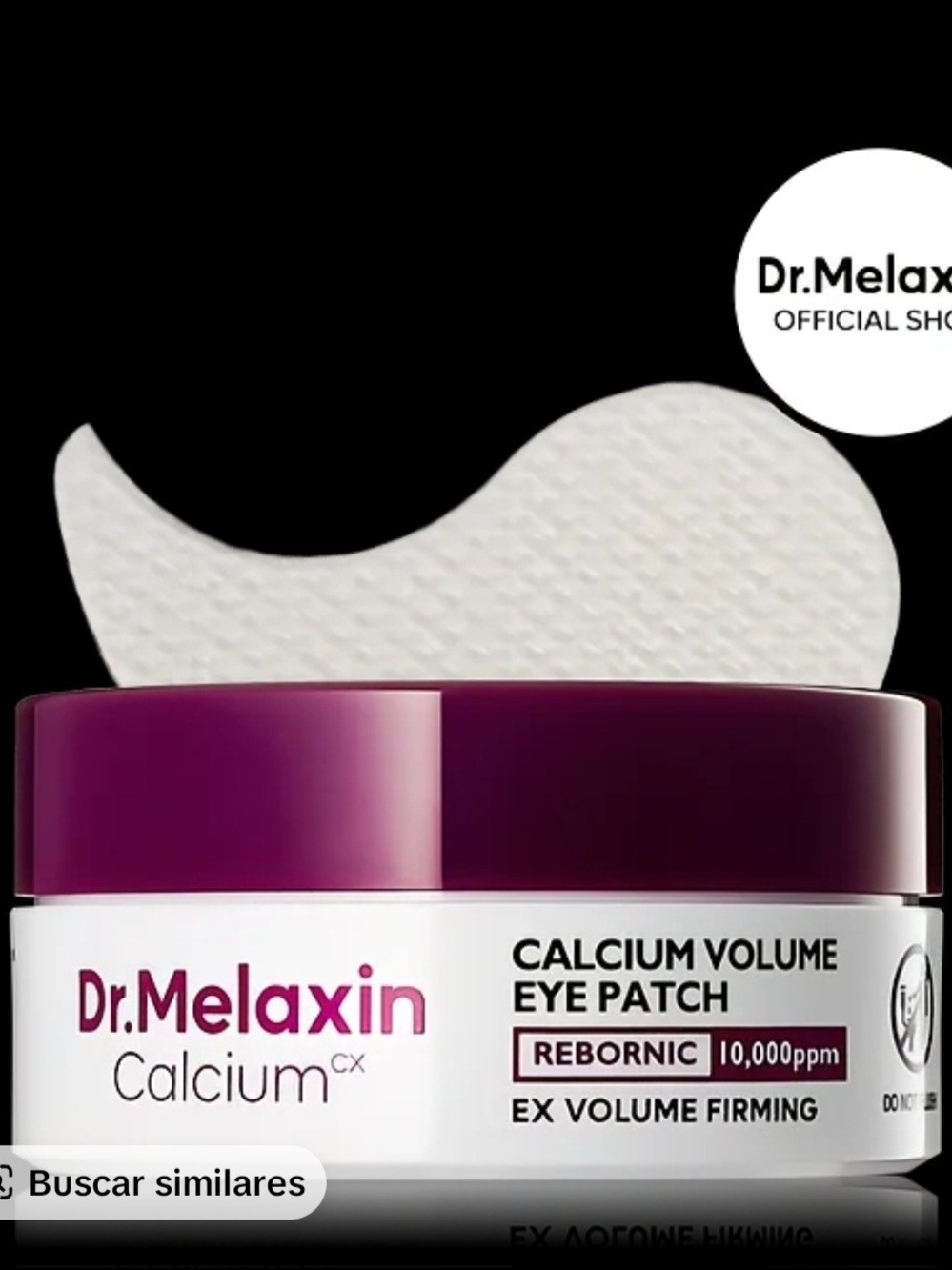 Calcium Volume Eye Patch — White